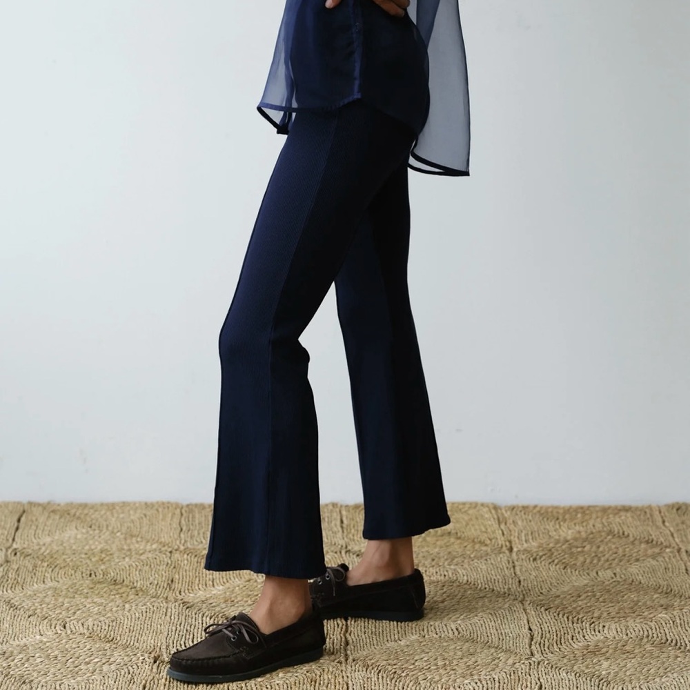 Donni Rob Kick Flare Navy Size M